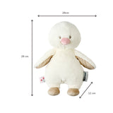 Nattou peluche caneton 30 cm douce blanc cassé Fanfan 759045