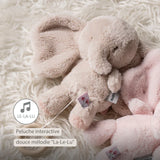 Nattou peluche musicale éléphant 25cm doux sable Fanfan 759175