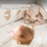 Nattou peluche musicale éléphant 25cm doux sable Fanfan 759175