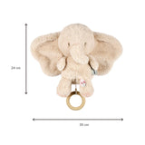 Nattou peluche musicale éléphant 25cm doux sable Fanfan 759175