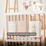 Nattou protège barreaux de lit Fanfan (lot de 6) 759458