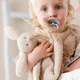 Nattou Teddy maxi doudou lapin écru 856072