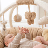 Nattou Teddy tapis d'éveil avec arches caramel 856188