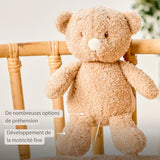Nattou peluche musicale bébé ours 25cm Teddy beige 856379