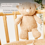 Nattou peluche musicale bébé ours 25cm Teddy beige 856379