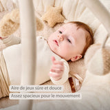 Nattou Teddy tapis d'éveil ours écru avec arches 856409