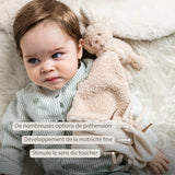 Nattou Teddy doudou bébé lapin beige 856430