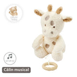 Nattou Teddy peluche musicale bébé girafe 25cm écru 856591