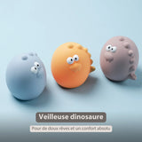 Nattou veilleuse bébé Dino 12 cm jaune 873178