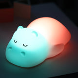 Nattou veilleuse silicone hippopotame 874328