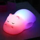 Nattou veilleuse silicone hippopotame 874328