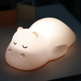 Nattou veilleuse silicone hippopotame 874328