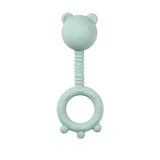 Nattou hochet ours silicone vert d'eau 874472