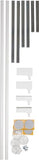 Babydan rallonges pour barrière de sécurité fixation par pression Extend a gate 2X7cm blanc 04478-01 (UNIQUEMENT RETRAIT EN MAGASIN)