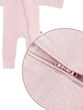 Lilulila Pyjama zippé côtelé en Bambou Pink