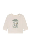 Noppies t-shirt manches longues avec imprimé au dos Egret 6420015
