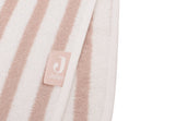 Jollein Poncho de Bain Stripe Éponge - wild rose - GOTS 533-550-67099