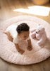 Baby's Only tapis de parc Snow vieux rose Ø90 cm  BO-100.001.007.50