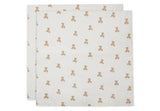 Jollein draps tétra 115x115cm Teddy Bear (2pack) 535-852-66095