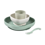 Beaba set repas silicone vert sauge/vert de gris 913592