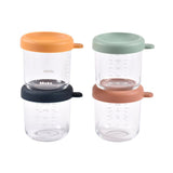 Beaba pots de conservations en verre 250ml Sunrise (lot de 4) 914009