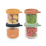 Beaba pots de conservations en verre 250ml Sunrise (lot de 4) 914009