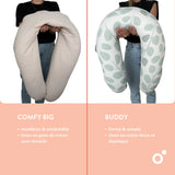 Doomoo grand coussin multi-usages Buddy Peaches B36