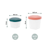 Babymoov pots de conservations 6x180ml plastique biosourcés A004317