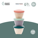 Babymoov pots de conservations 6x180ml plastique biosourcés A004317