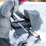 Bemini chancelière biside 0-12m grizou pady softy + jersey 492BMINI92SF
