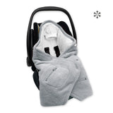 Bemini chancelière biside 0-12m grizou pady softy + jersey 492BMINI92SF