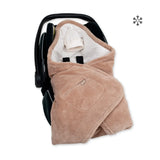 Bemini chancelière biside 0-12m beige naturel pady softy + jersey 492BMINI85SF