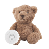 Flow Lou doudou rechargeable apaisant avec battement de cœur brun 2095027