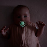 Difrax sucette prime glow 0-6m ivory/blush C123PGL