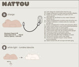 Nattou veilleuse silicone hippopotame 874328