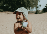 Cloby chapeau de soleil réversible UPF 50+ peanut brown/sandy beach CBY-SH1-PBSB