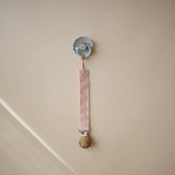 Mushie attache-sucette en lin blush/cream (lot de 2) 70.095.01