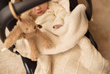 Jollein chancelière Check knit oatmeal 025-811-68038