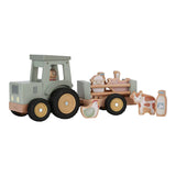 Little Dutch Tracteur avec remorque Little Farm LD7149