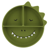 Trixie assiette avec ventouse en silicone et compartiments Mr. Dino 96-439