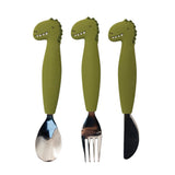 Trixie couverts en silicone dino 96-442