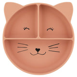 Trixie assiette avec ventouse en silicone et compartiments Mrs. Cat  96-451