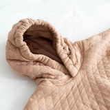 Bemini poncho de voyage 9-36m beige pady quilted + jersey 383QUILT89JU