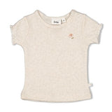 Feetje t-shirt Sweet Poppy offwhite melange 51700916