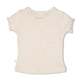 Feetje t-shirt Sweet Poppy offwhite melange 51700916