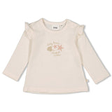 Feetje t-shirt volants à manches  longues blanc cassé starfish wishes 51602515