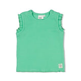 Feetje débardeur vert picknick perfect 51700965