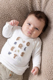 Feetje T-Shirt longues manches Offwhite Into The Forest 51602387