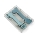 Done By Deer cuillère en silicone Lalee blue (lot de 2) 1139402
