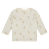 A Tiny Story t-shirt manches longues imprimé ecru TIN26129637